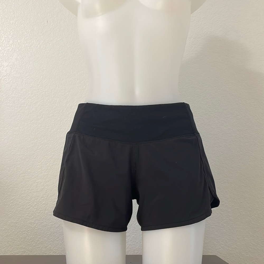 Lululemon Run Time shorts size 4 liner cut out and removed